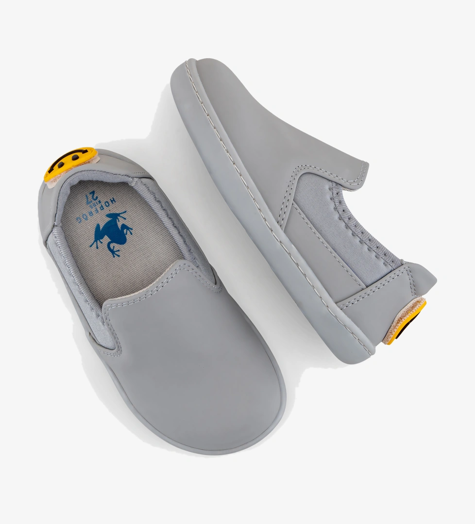 Hopfrög Smart Walker Slip-On #Tags Süper Mat Gri Barefoot Işıklı Çocuk Ayakkabı model görseli